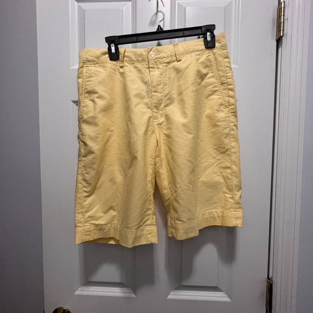 Polo Ralph Lauren 32 X10 yellow 100% cotton shorts